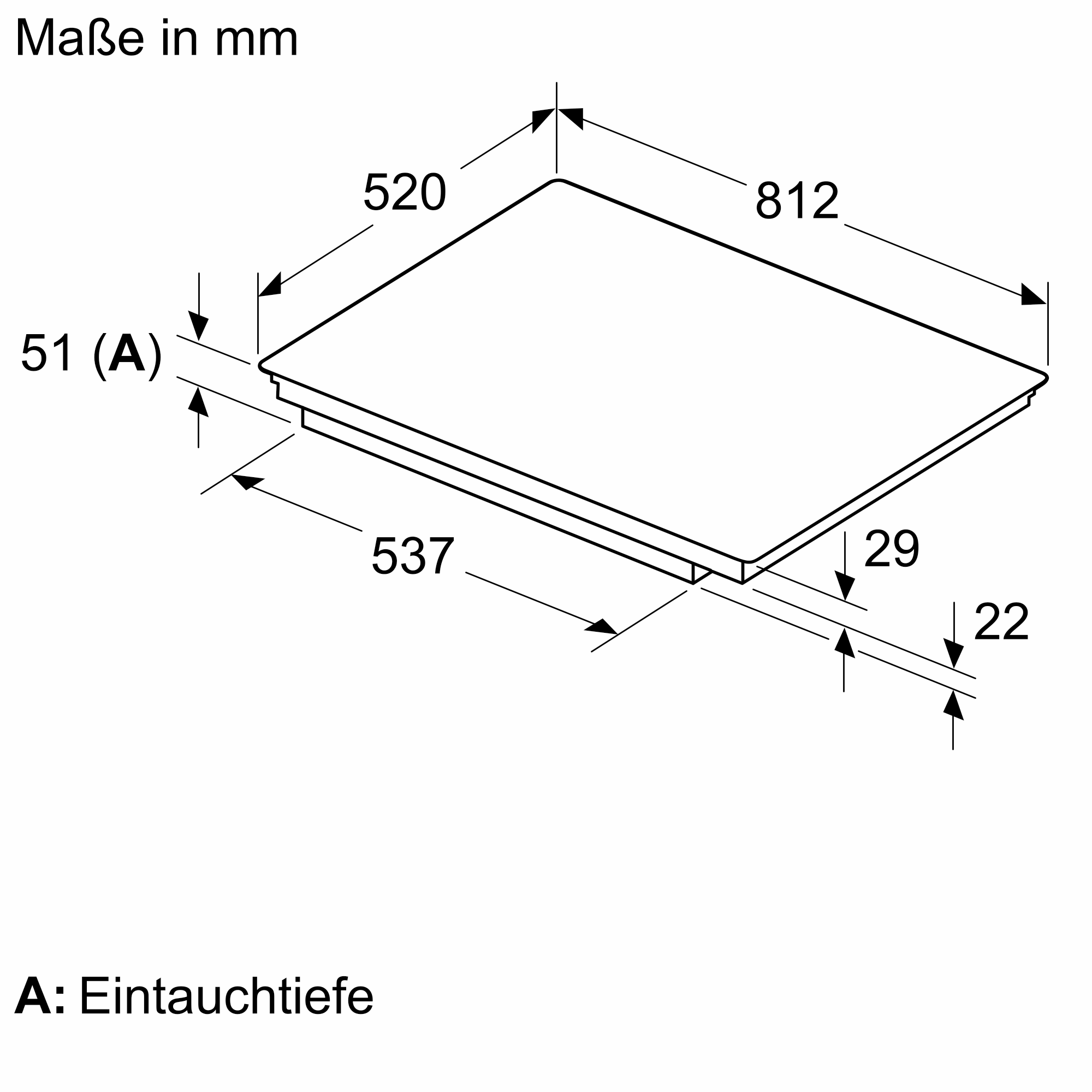 Siemens EX875HYC1M Einbaukochfeld Induktion autark