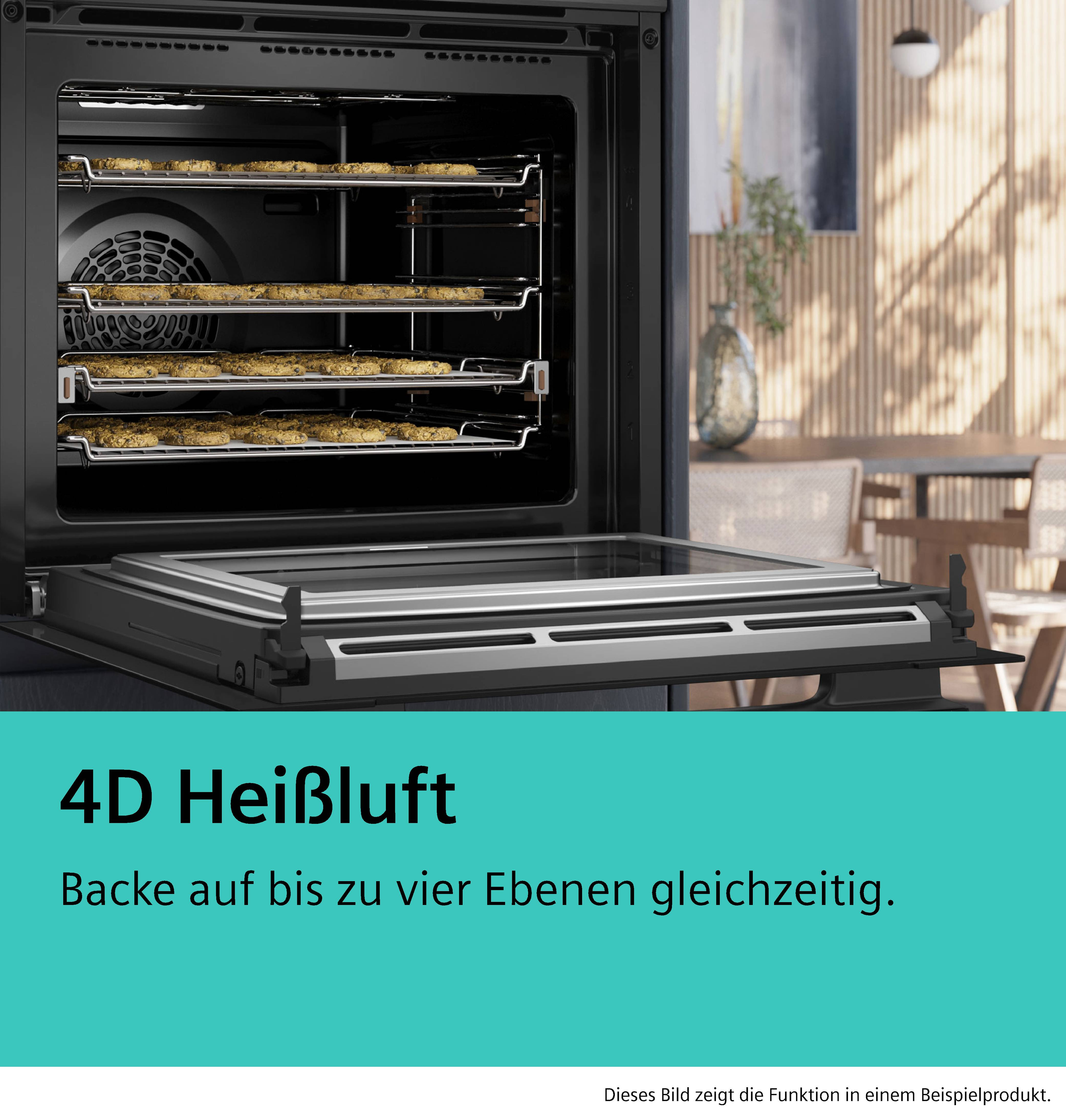 Siemens HB776GMM1 Einbaubackofen matt autark Topteam