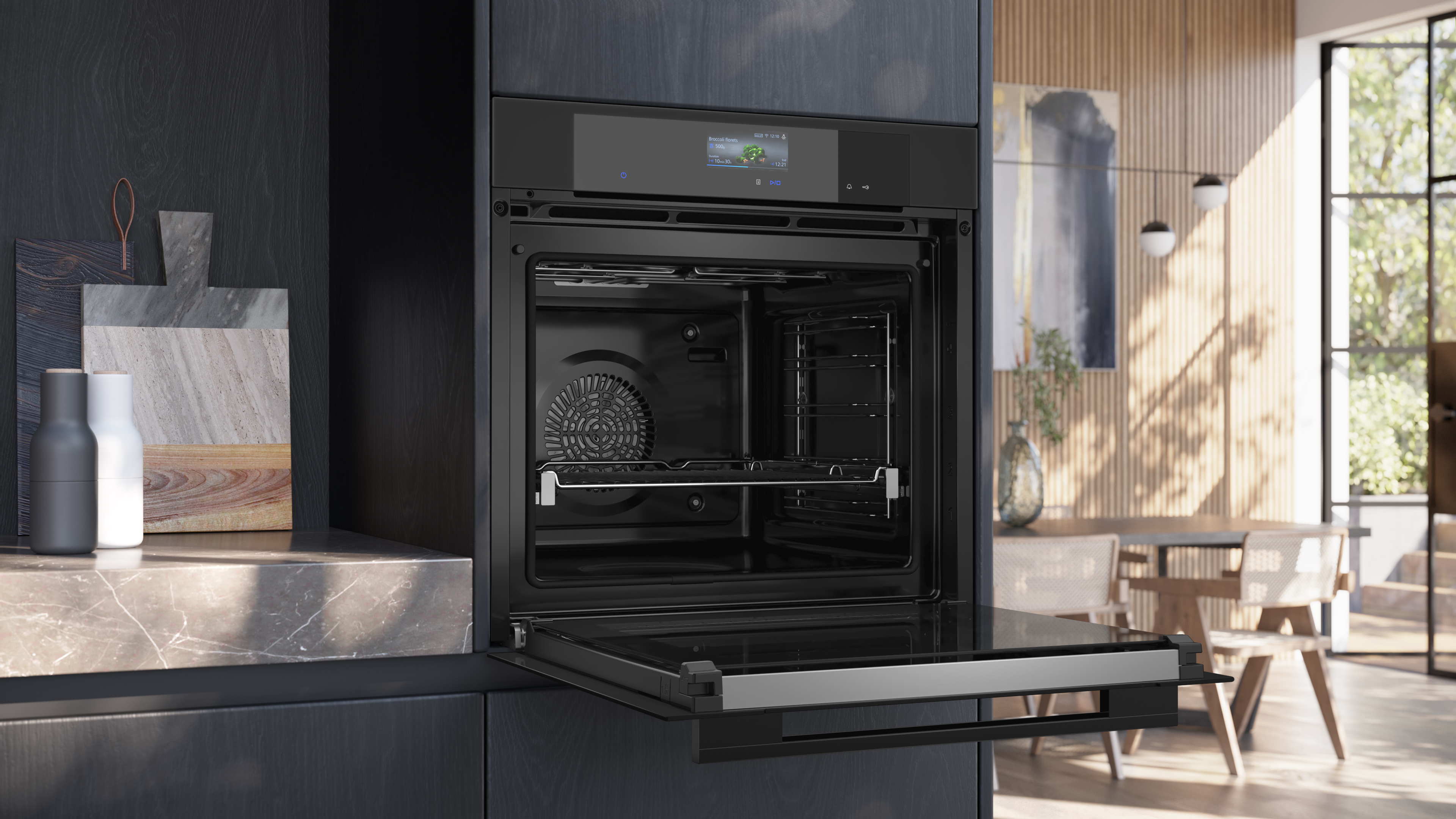 Siemens HB776GMM1 Einbaubackofen matt autark Topteam