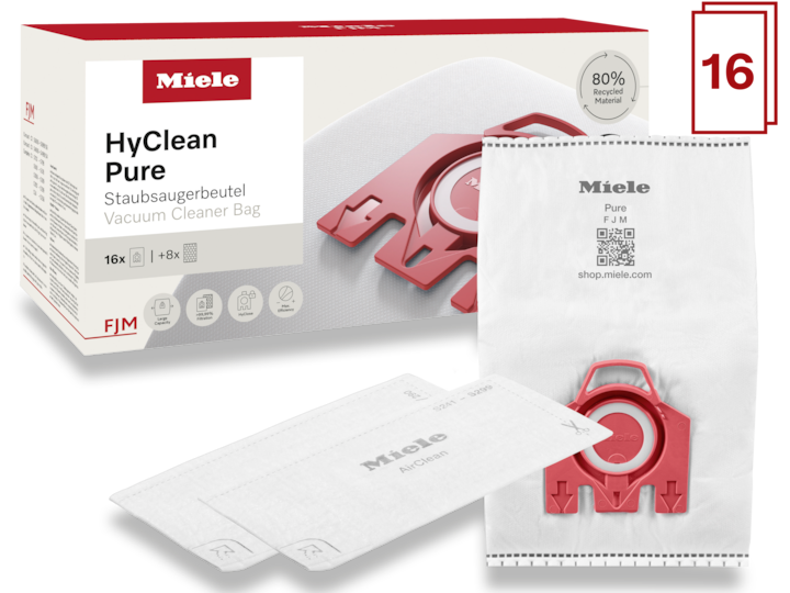 Miele FJM XXL HyClean Pure / 16 Staubsaugerbeutel zum Vorteilspreis