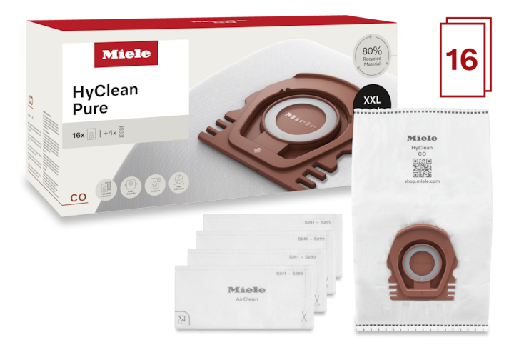 Miele CO XXL HyClean Pure / 16 Staubsaugerbeutel zum Vorteilspreis
