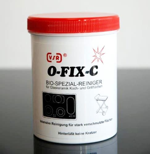 VSR® O-FIX-C BIO-Reiniger 250 gr. Dose für Glaskeramik-Kochfelder/Ceranfelder uvm.