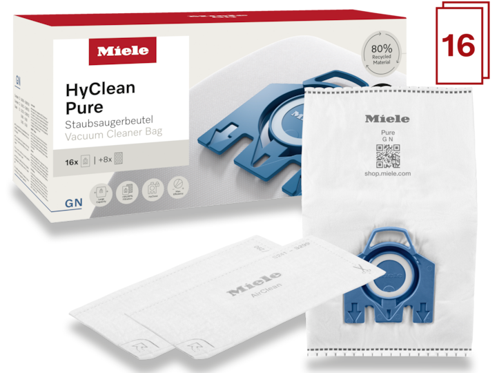 Miele GN XXL HyClean Pure / 16 Staubsaugerbeutel zum Vorteilspreis